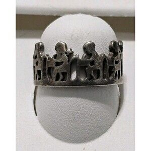 Retired James Avery School Day Children Ring Sterling Silver Size 8 Teacher
